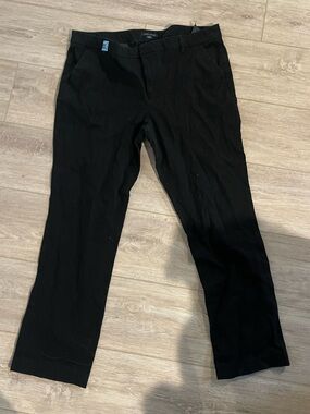 Men's Black Stretch Casual Pants